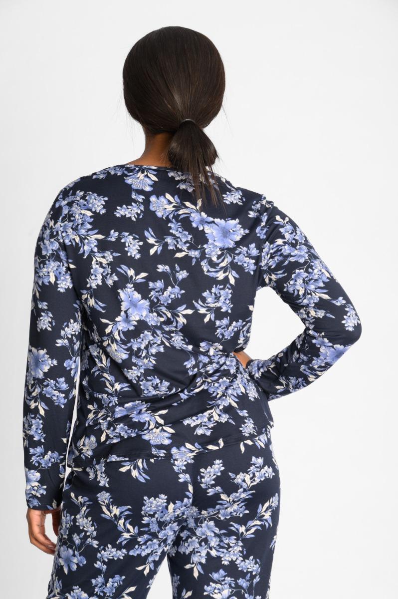 Contempo Long Sleeve Floral Top