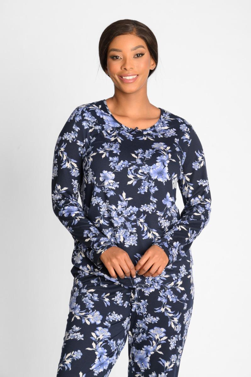 contempo Long Sleeve Floral Top