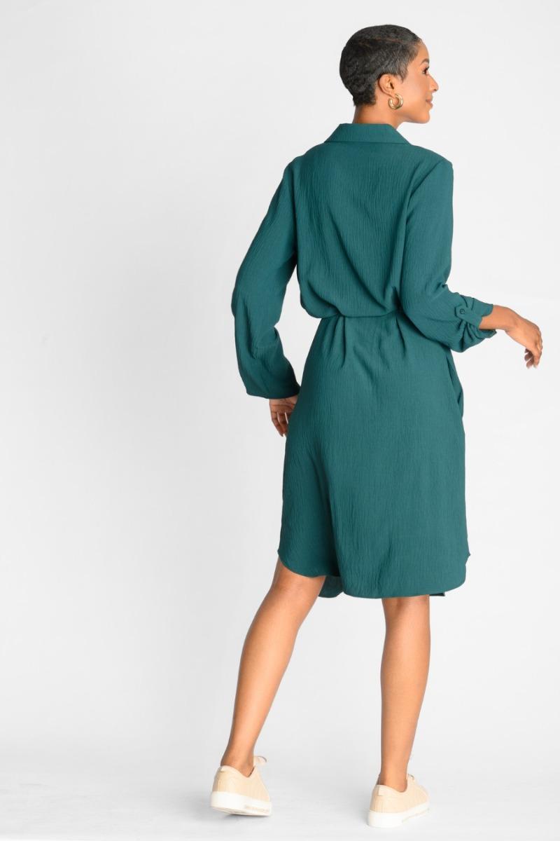 Contempo Long Sleeve Pocket Dress