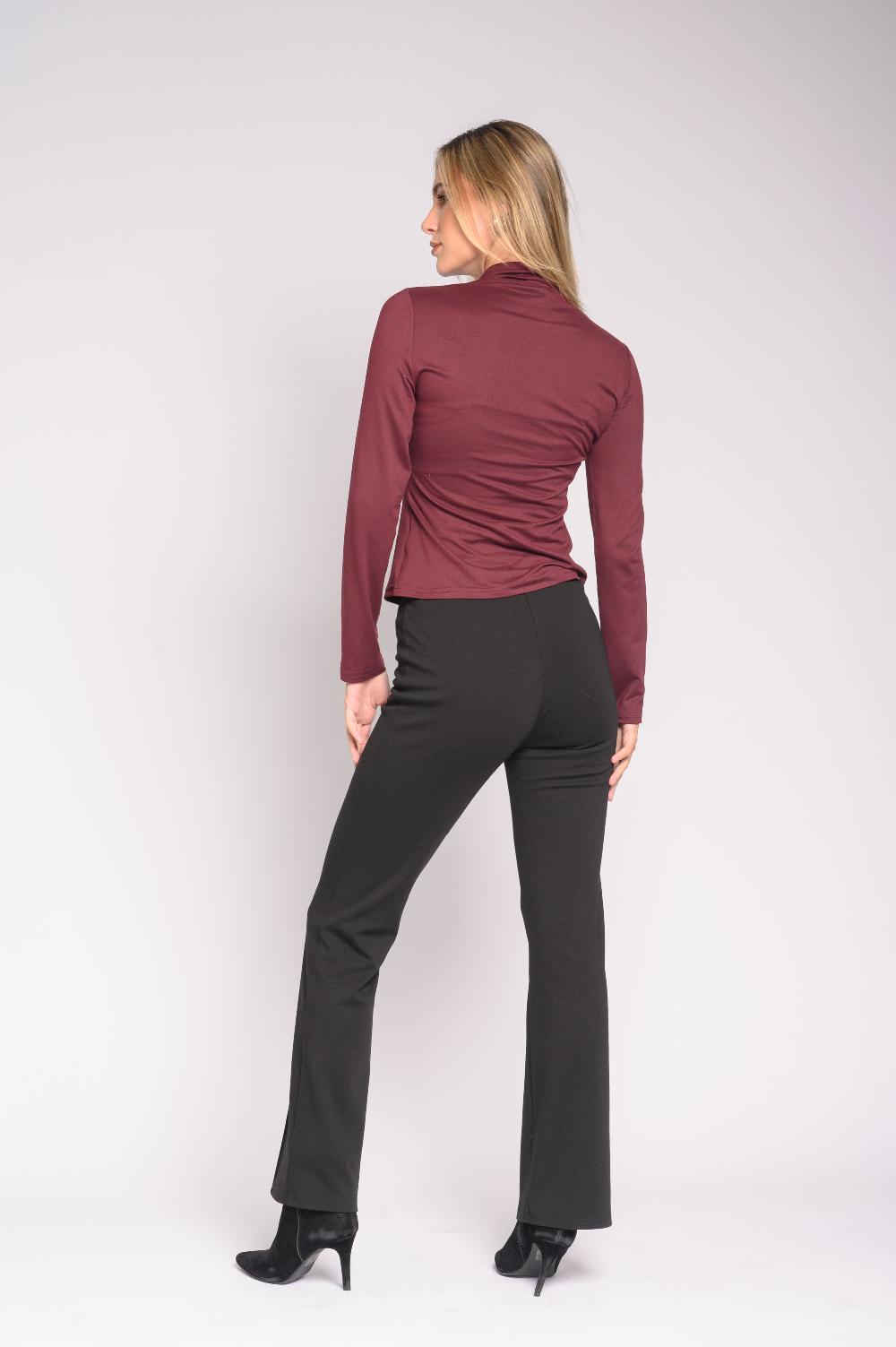 Contempo Long Sleeve Polo Neck