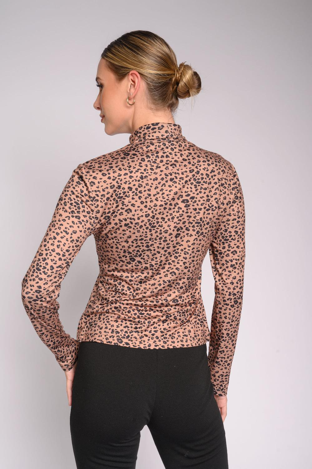 Contempo Long Sleeve Polo Neck