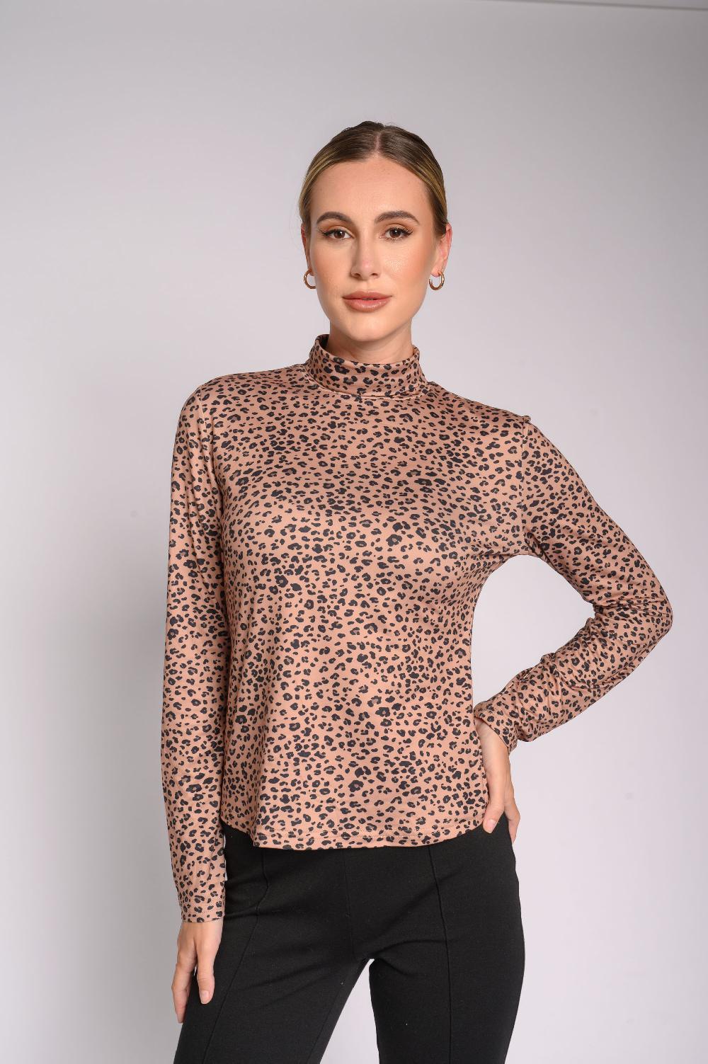 contempo Long Sleeve Polo Neck