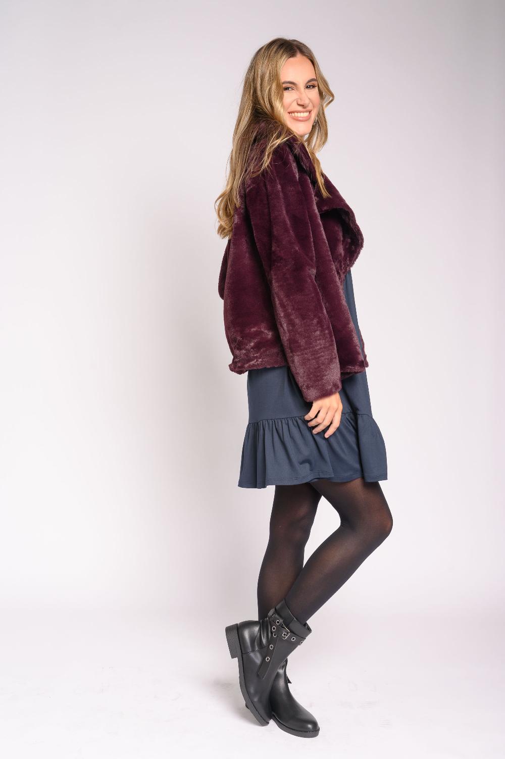 Contempo Ls Dress Knit Plain