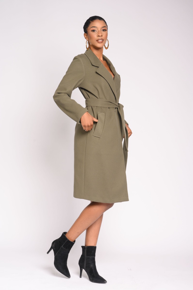 Contempo Melton Coat