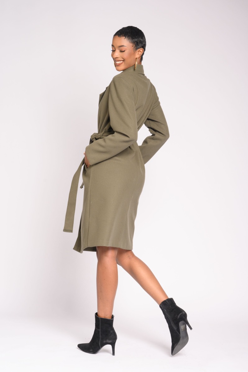 Contempo Melton Coat