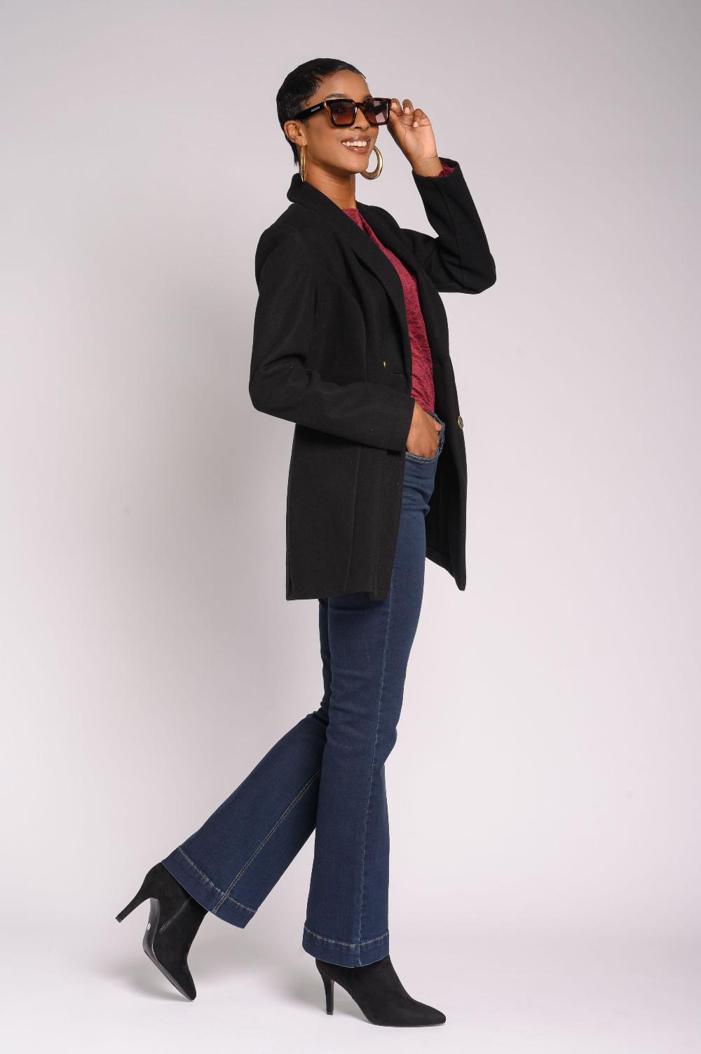 Contempo Melton Coat