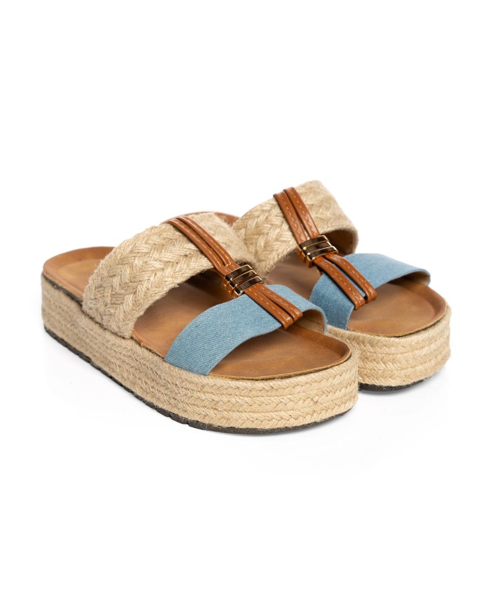 contempo Multi Colour Denim Slide