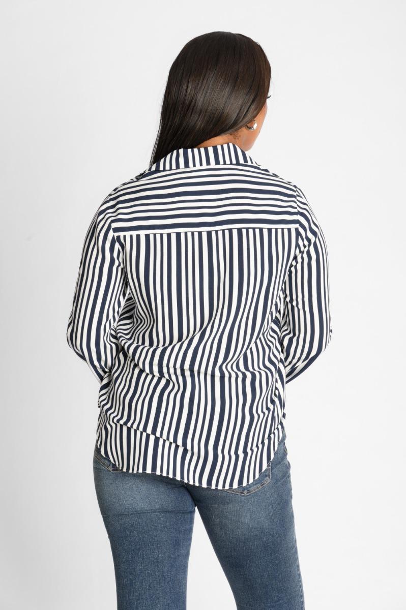 Contempo Navy Stripe