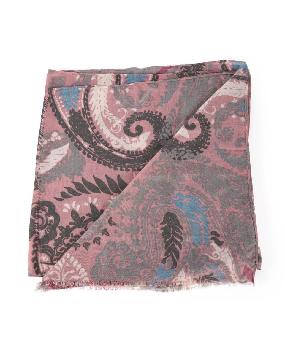 Contempo Paisley Print Scarf