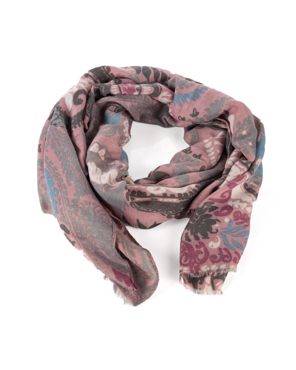 contempo Paisley Print Scarf