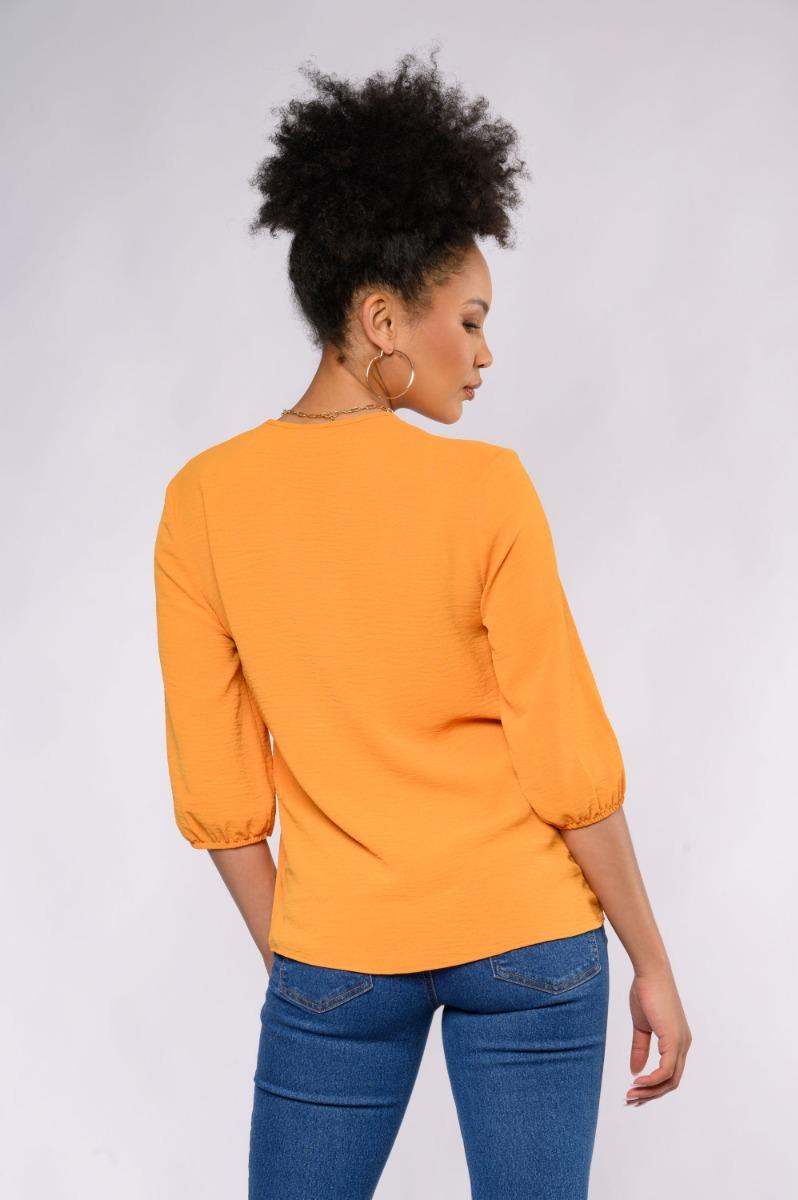 Contempo Plain Woven Pleat Top