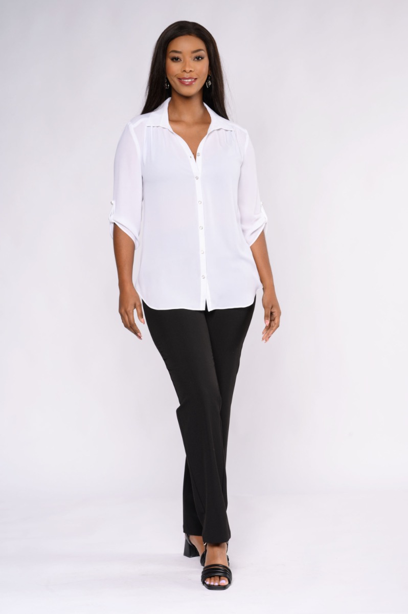 contempo Plain Woven Top