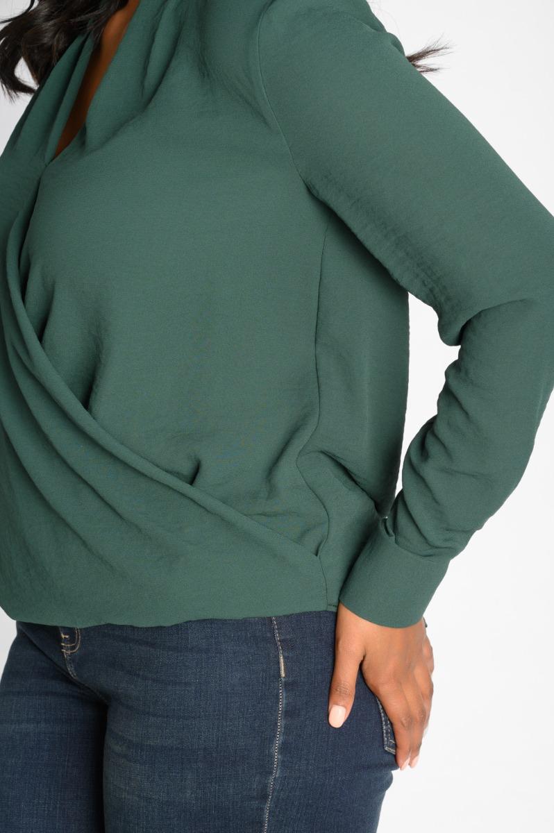 Contempo Plain Wrap Top