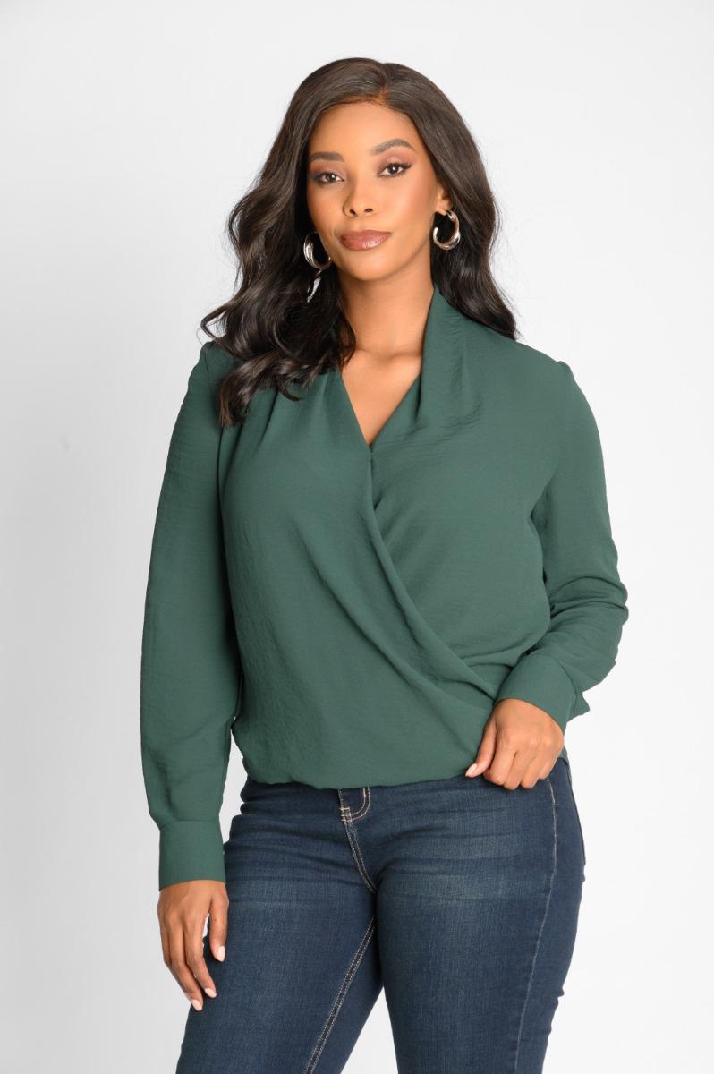 contempo Plain Wrap Top