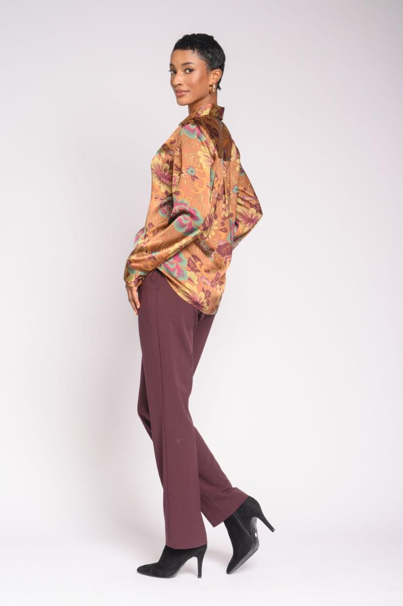 Contempo Print Blouse