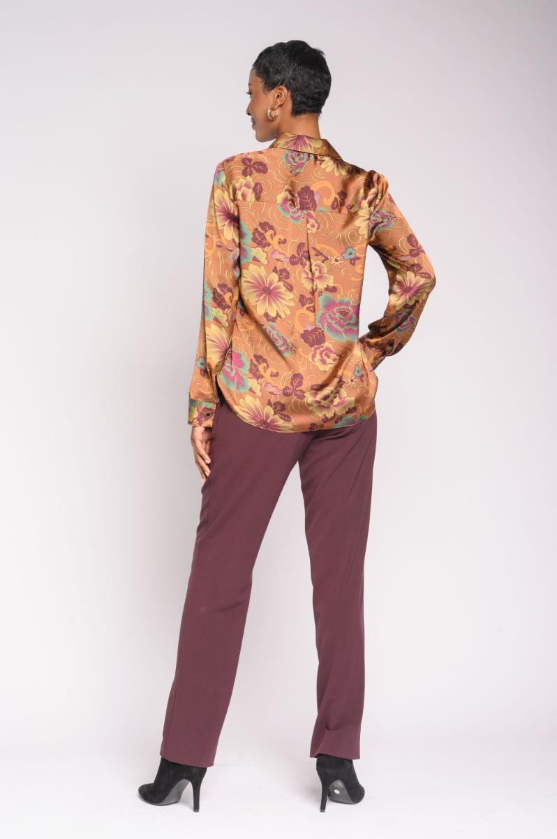 Contempo Print Blouse