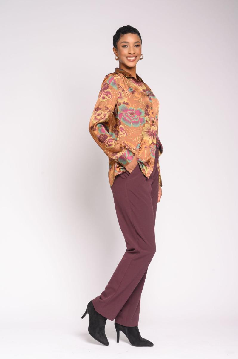 Contempo Print Blouse