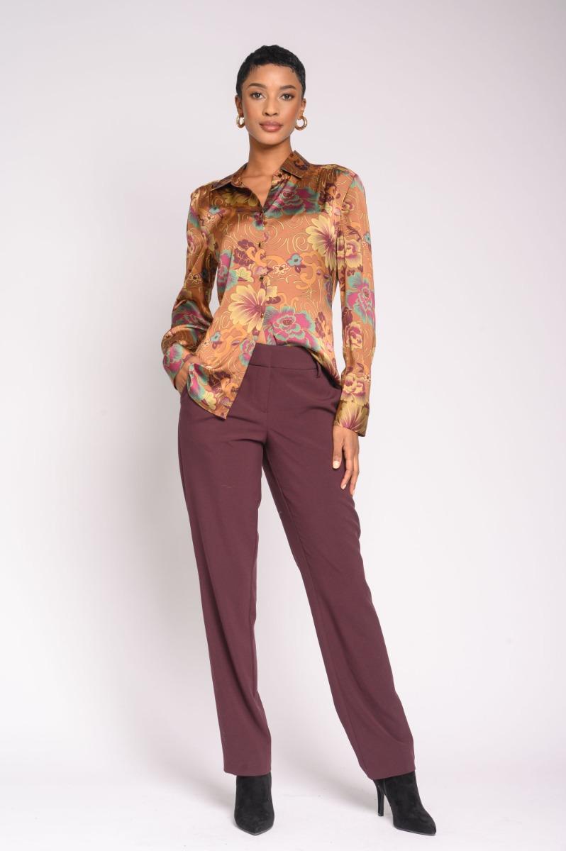 contempo Print Blouse