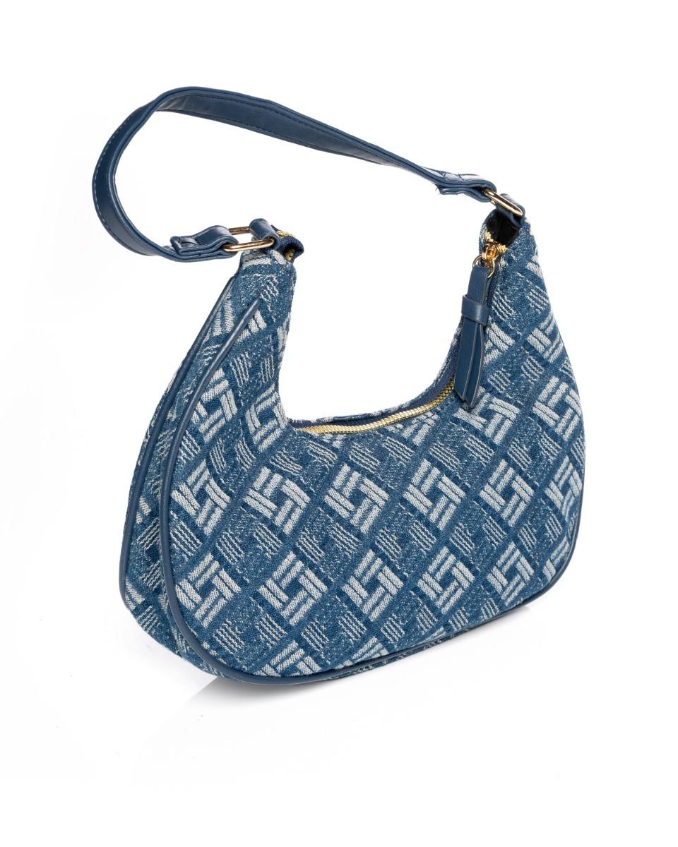 Contempo Print Denim Bag
