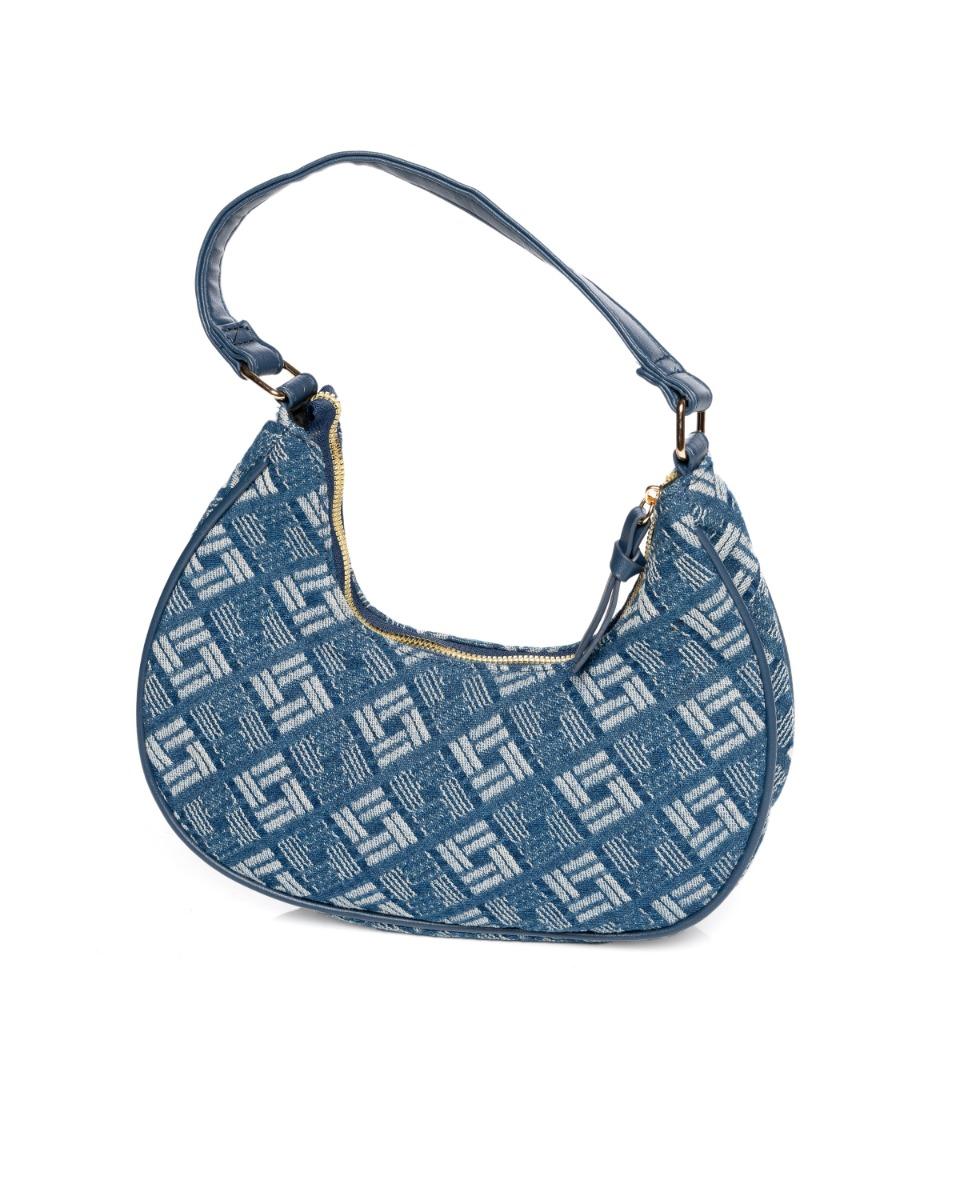 contempo Print Denim Bag