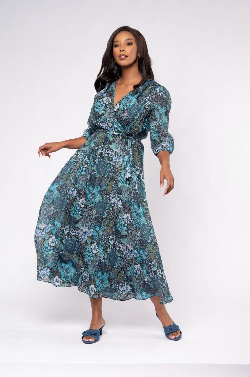 contempo Print Dress