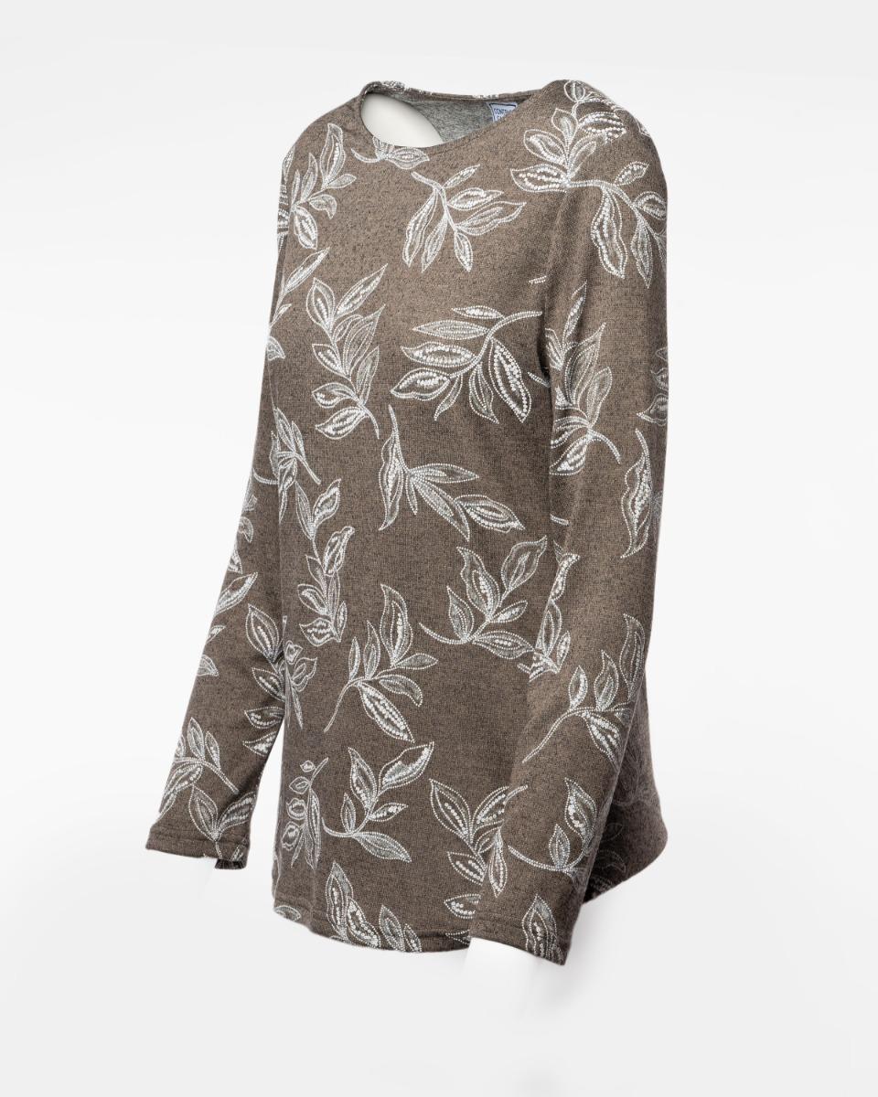 Contempo Print Knit Top