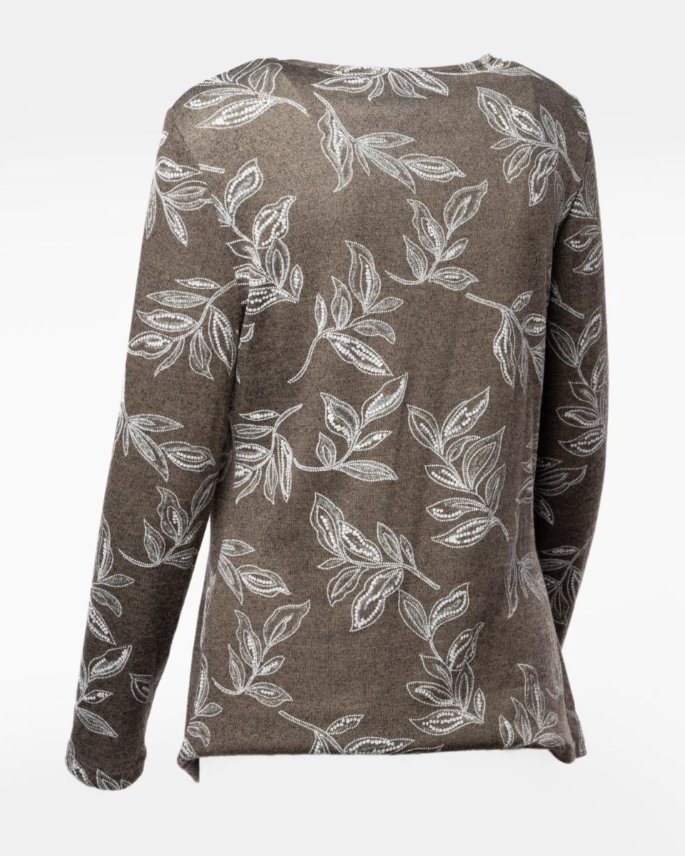 Contempo Print Knit Top