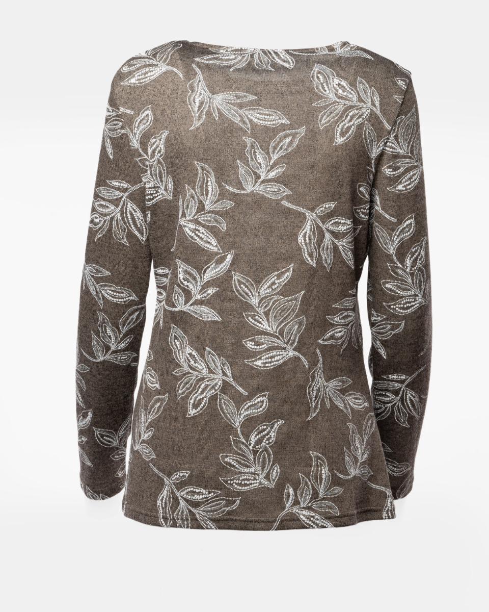 Contempo Print Knit Top