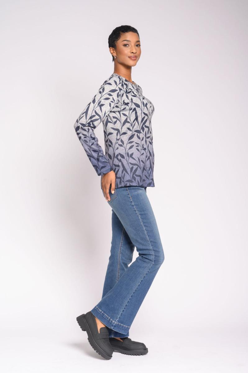 Contempo Print Knit Top