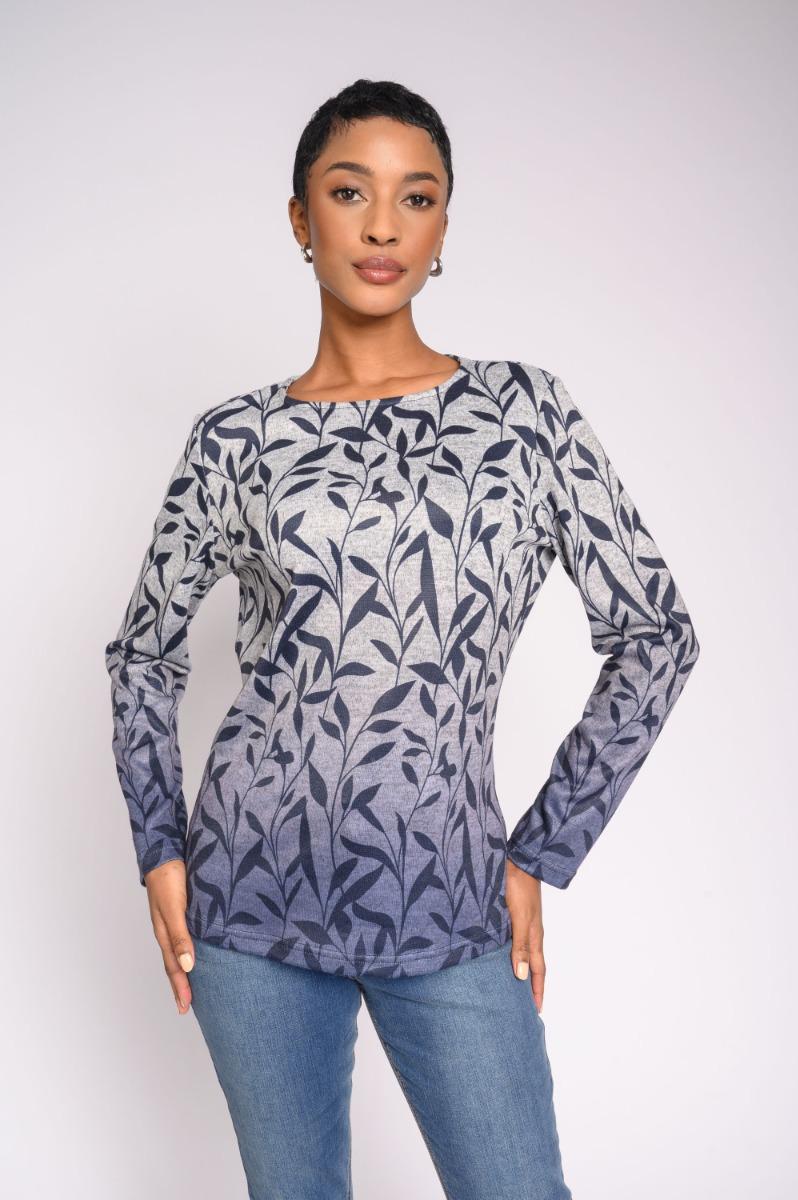contempo Print Knit Top