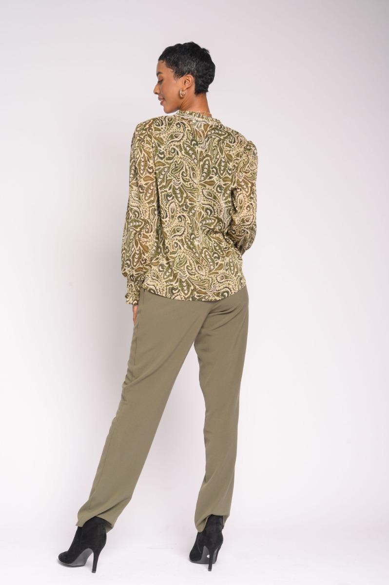 Contempo Print Paisley Top