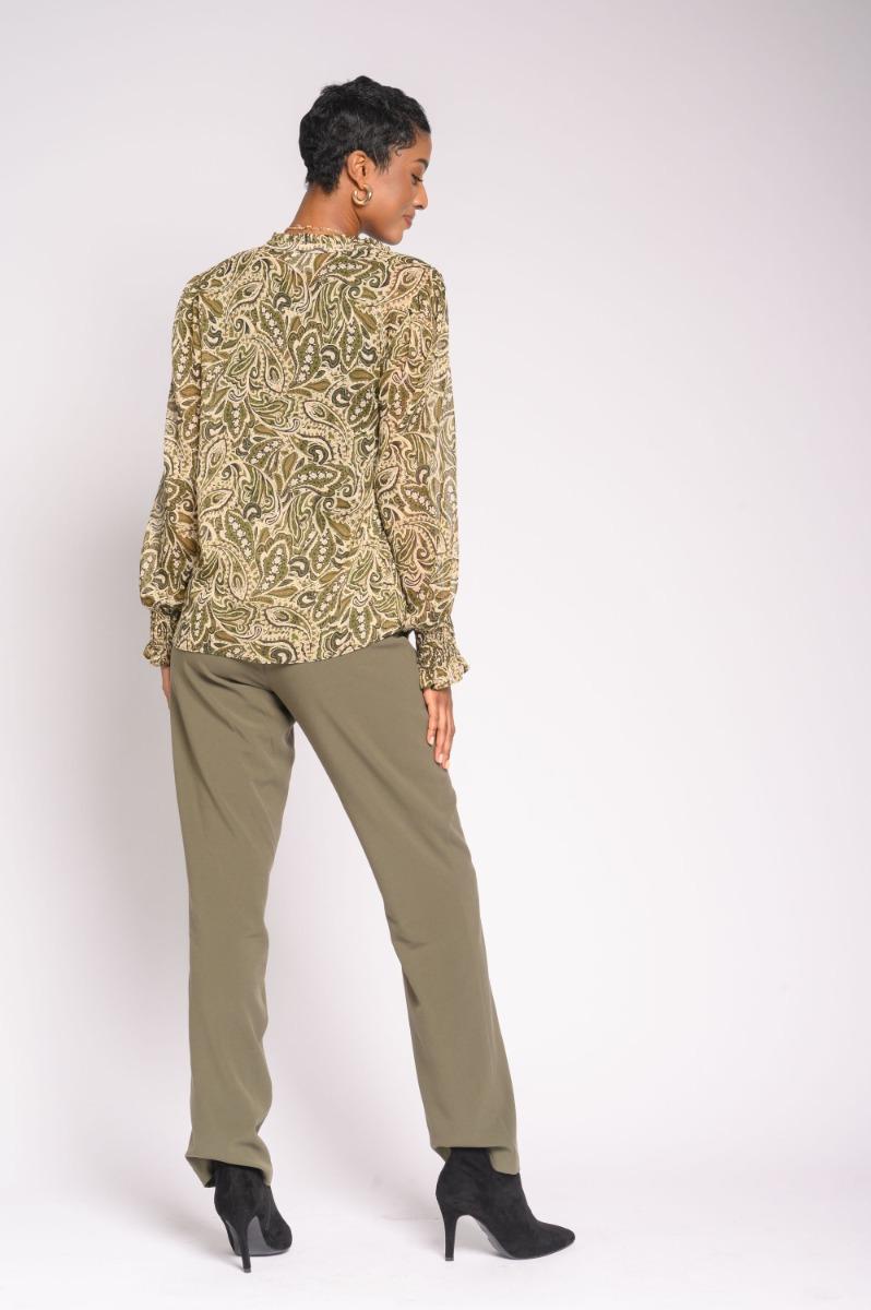 Contempo Print Paisley Top