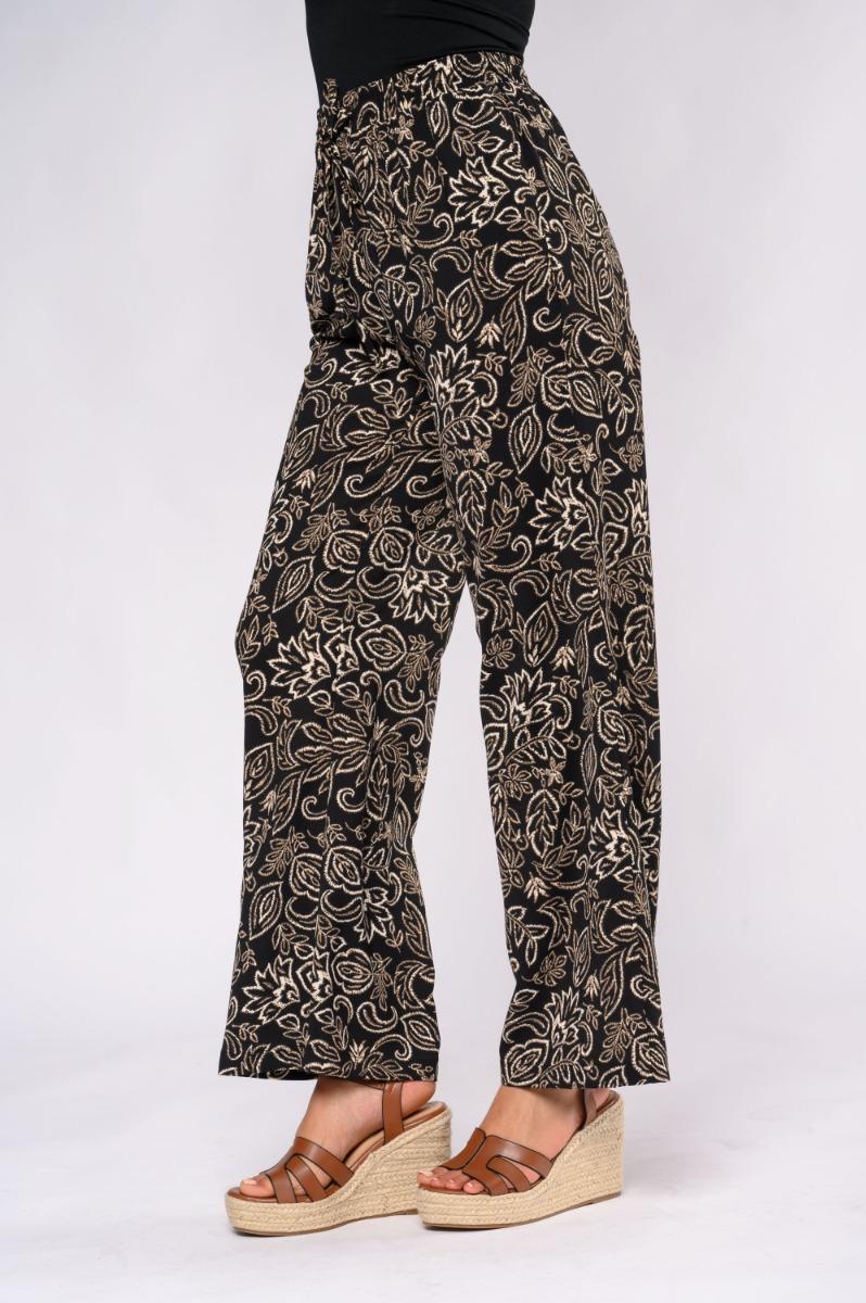 Contempo Print Pants