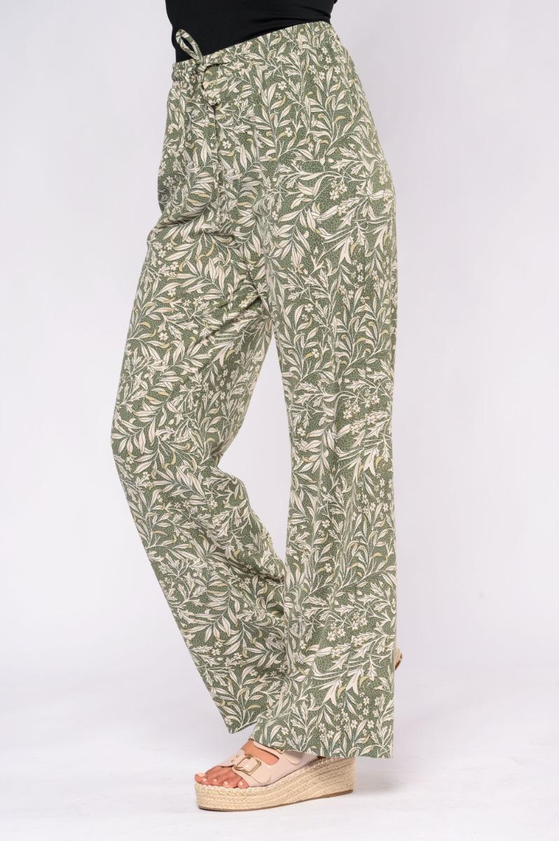 Contempo Print Pants