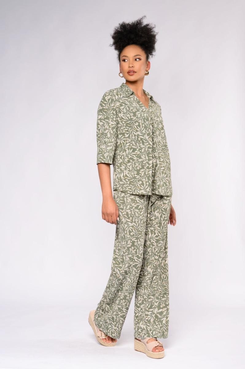 Contempo Print Pants