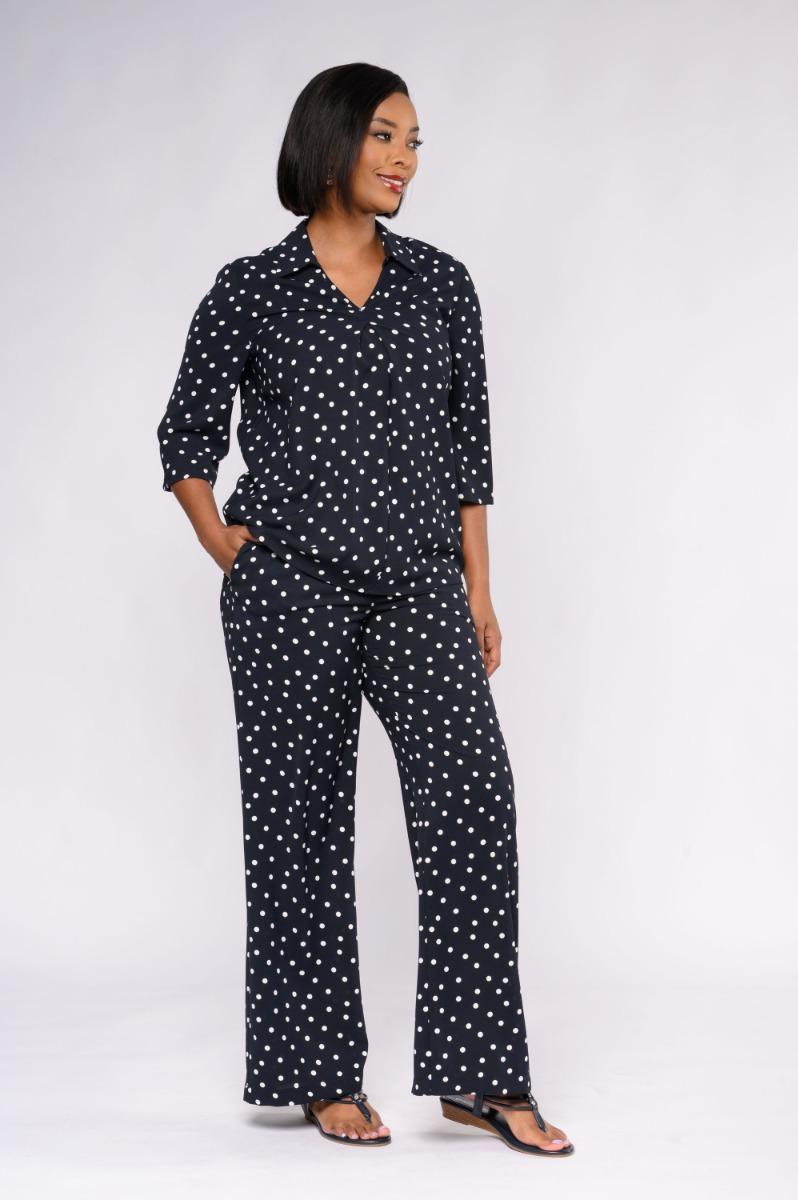 Contempo Print Pants