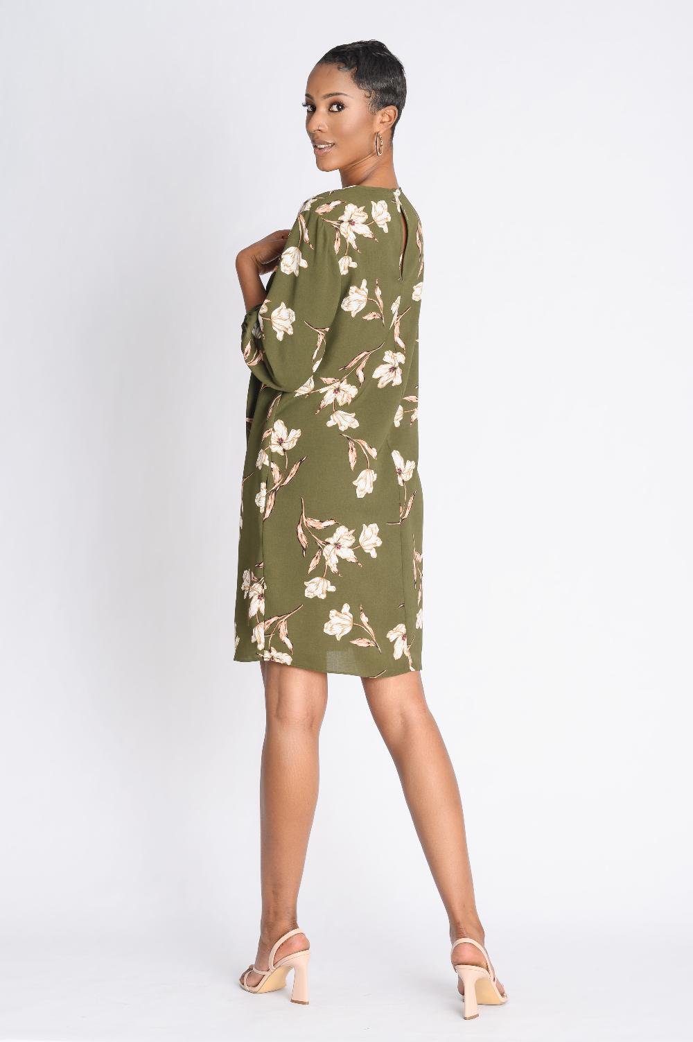 Contempo Print Short Dress