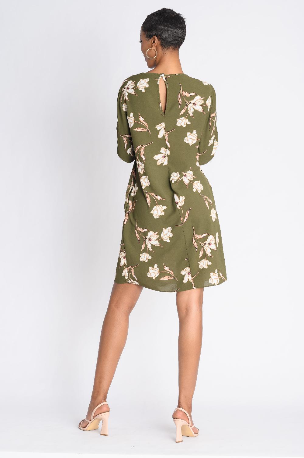 Contempo Print Short Dress