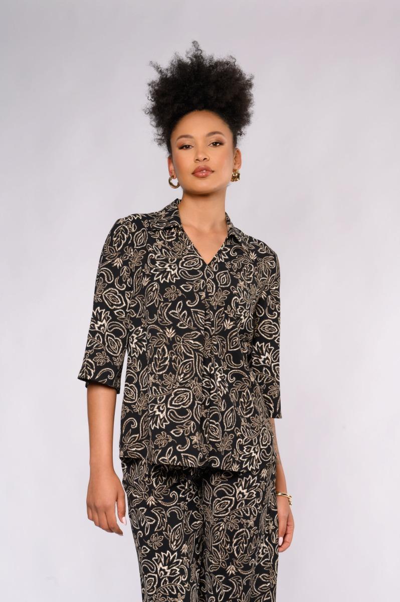 contempo Print Top