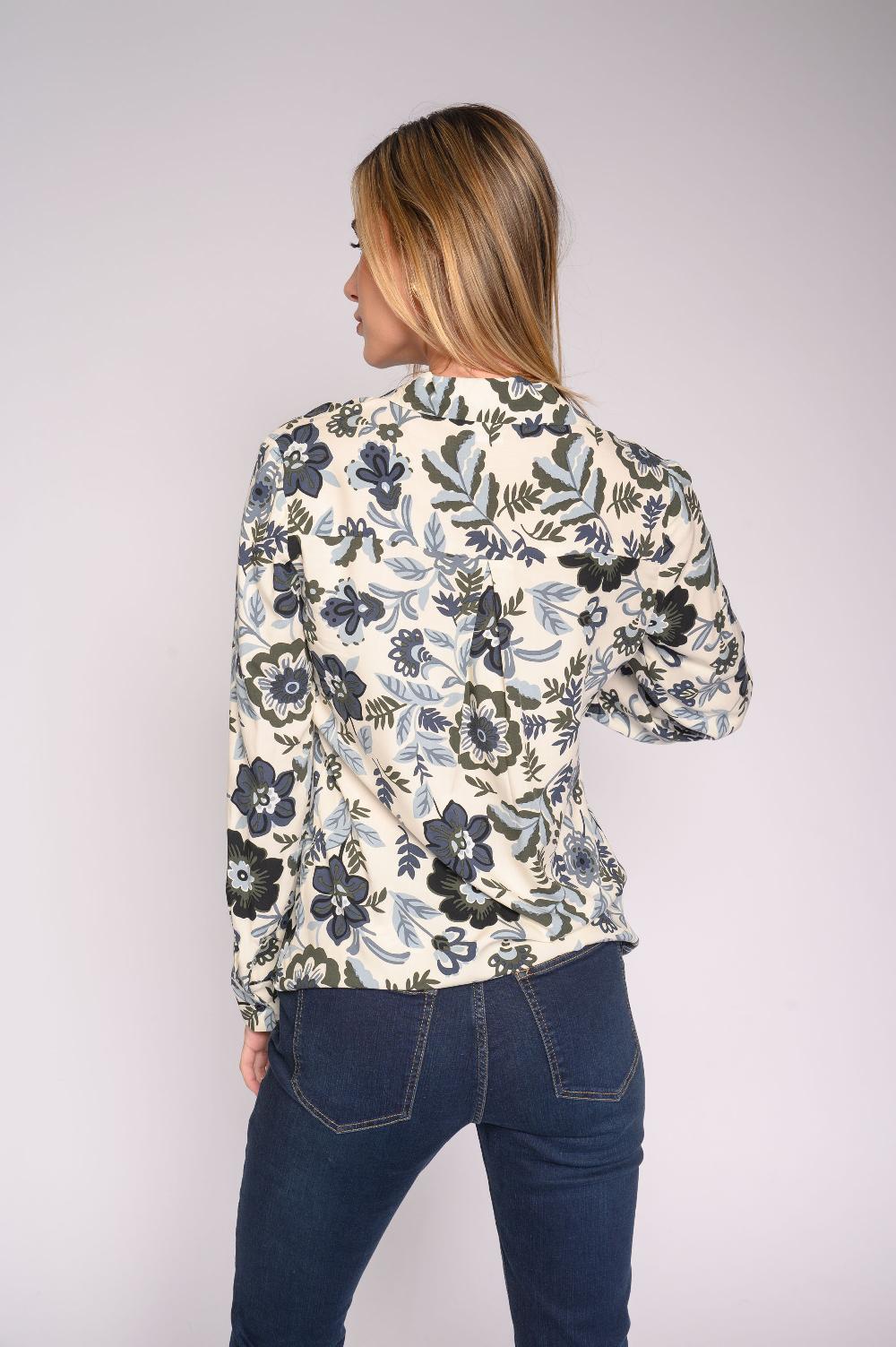 Contempo Print Woven Shirt