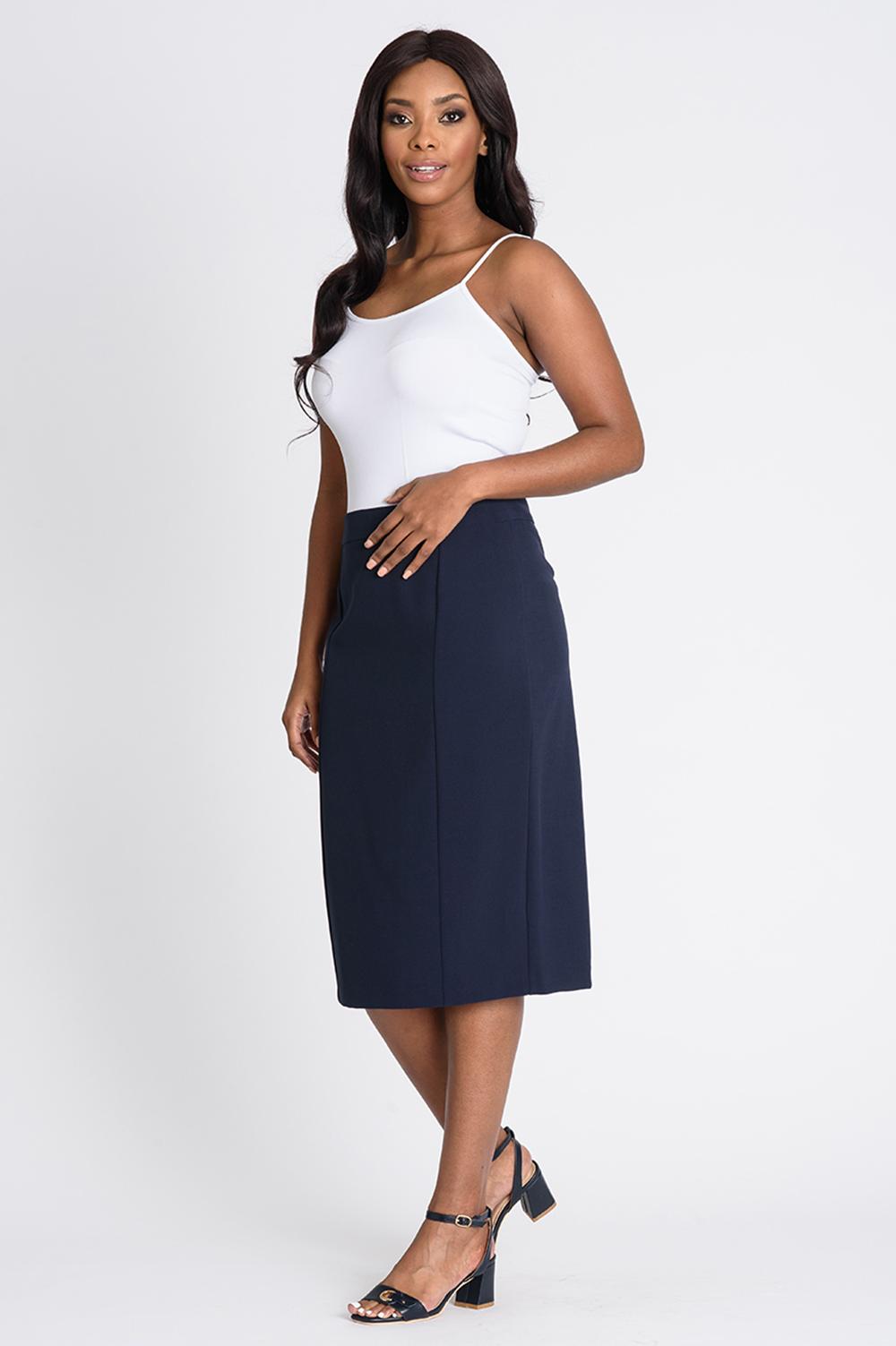 Contempo Pv Pencil Skirt