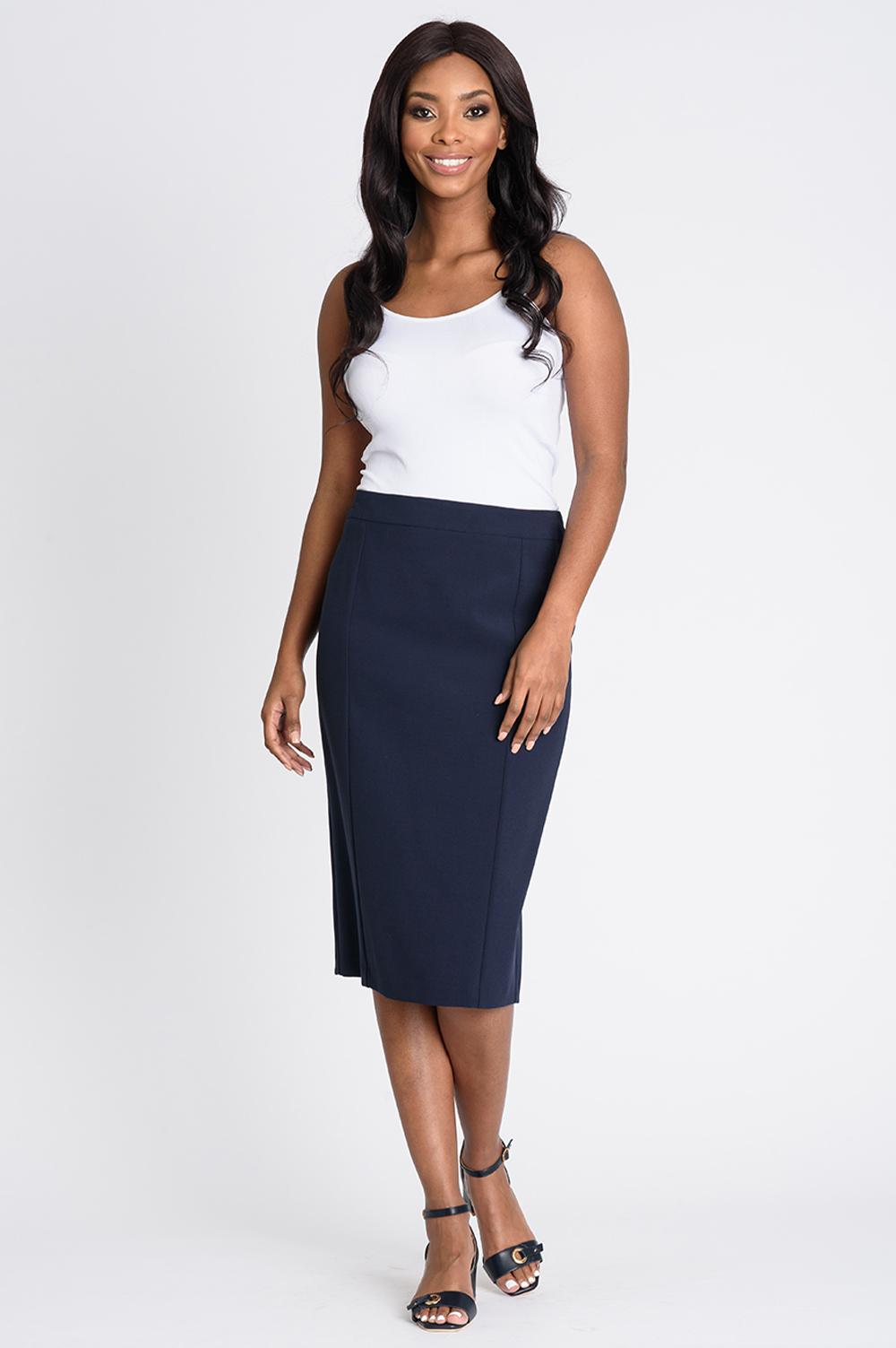 Contempo Pv Pencil Skirt