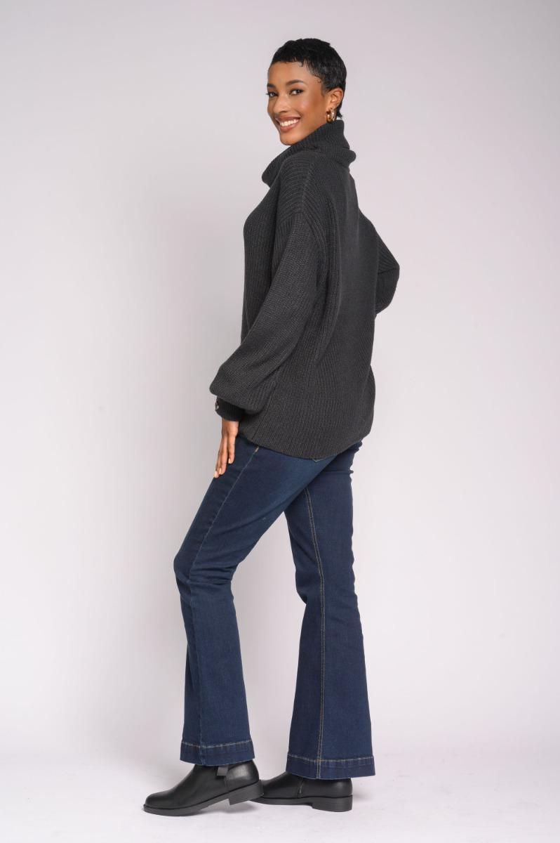 Contempo Roll Neck Knitwear Top