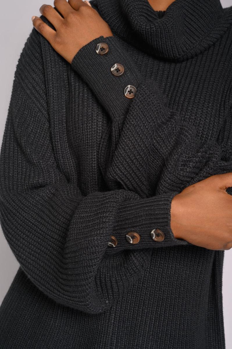 Contempo Roll Neck Knitwear Top
