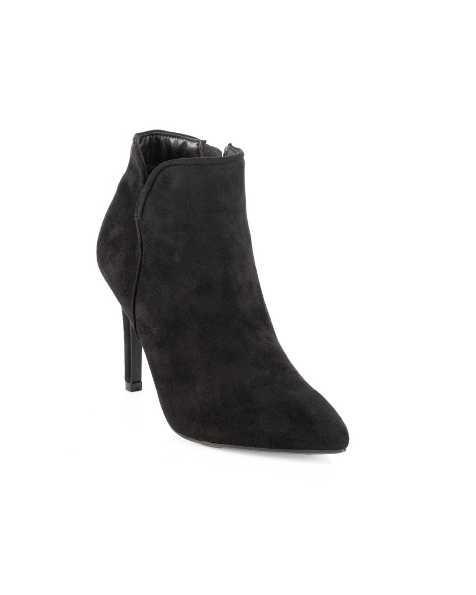 Contempo Side Slit Smart Suedette Boot
