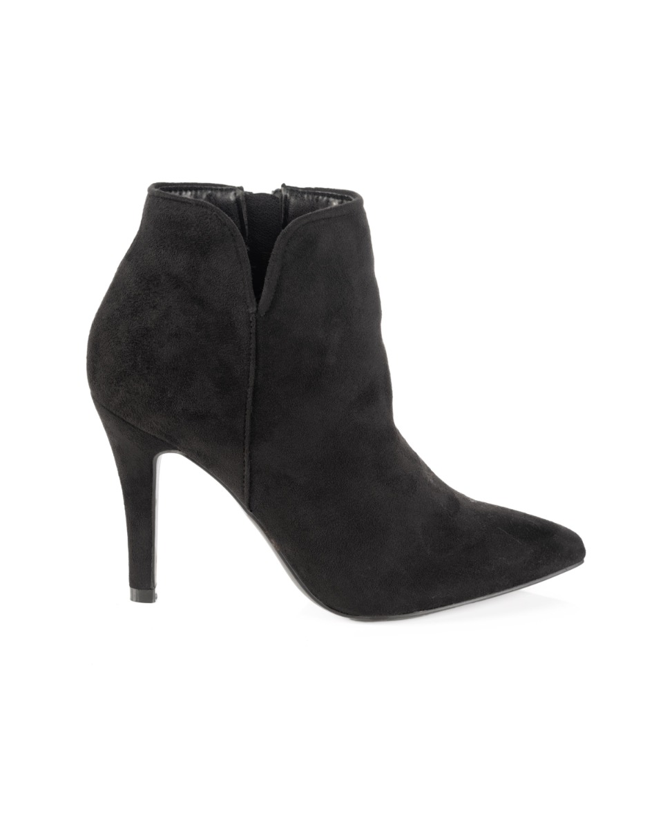 Contempo Side Slit Smart Suedette Boot