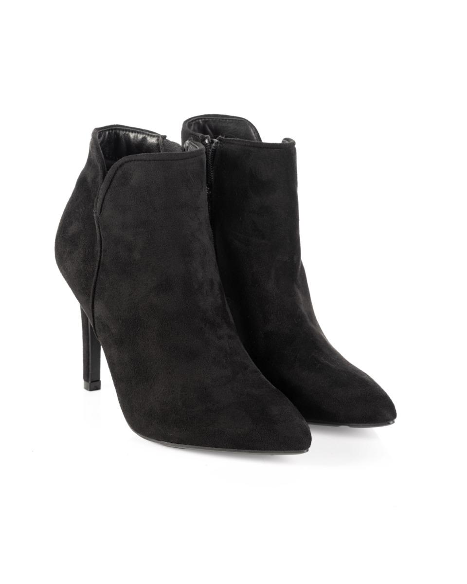 contempo Side Slit Smart Suedette Boot