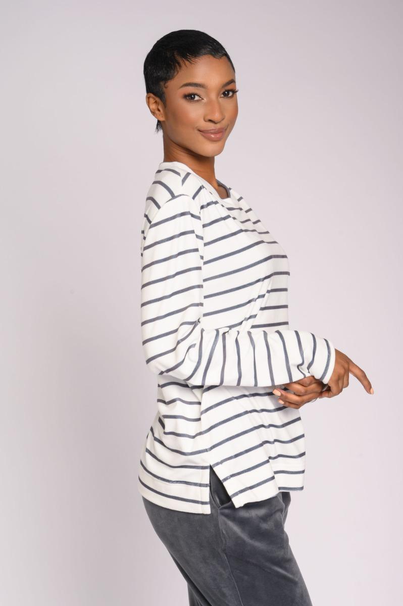 Contempo Stripe Knit Top