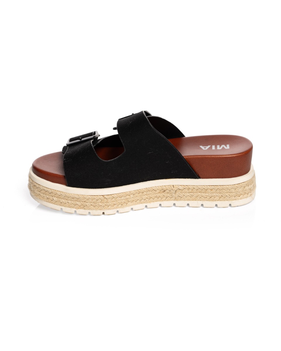 Contempo Suede Double Strap Slide