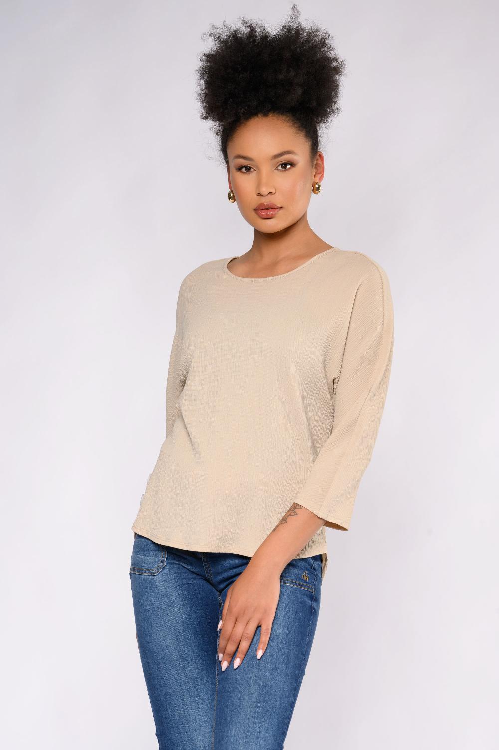 contempo Textured Knit Top